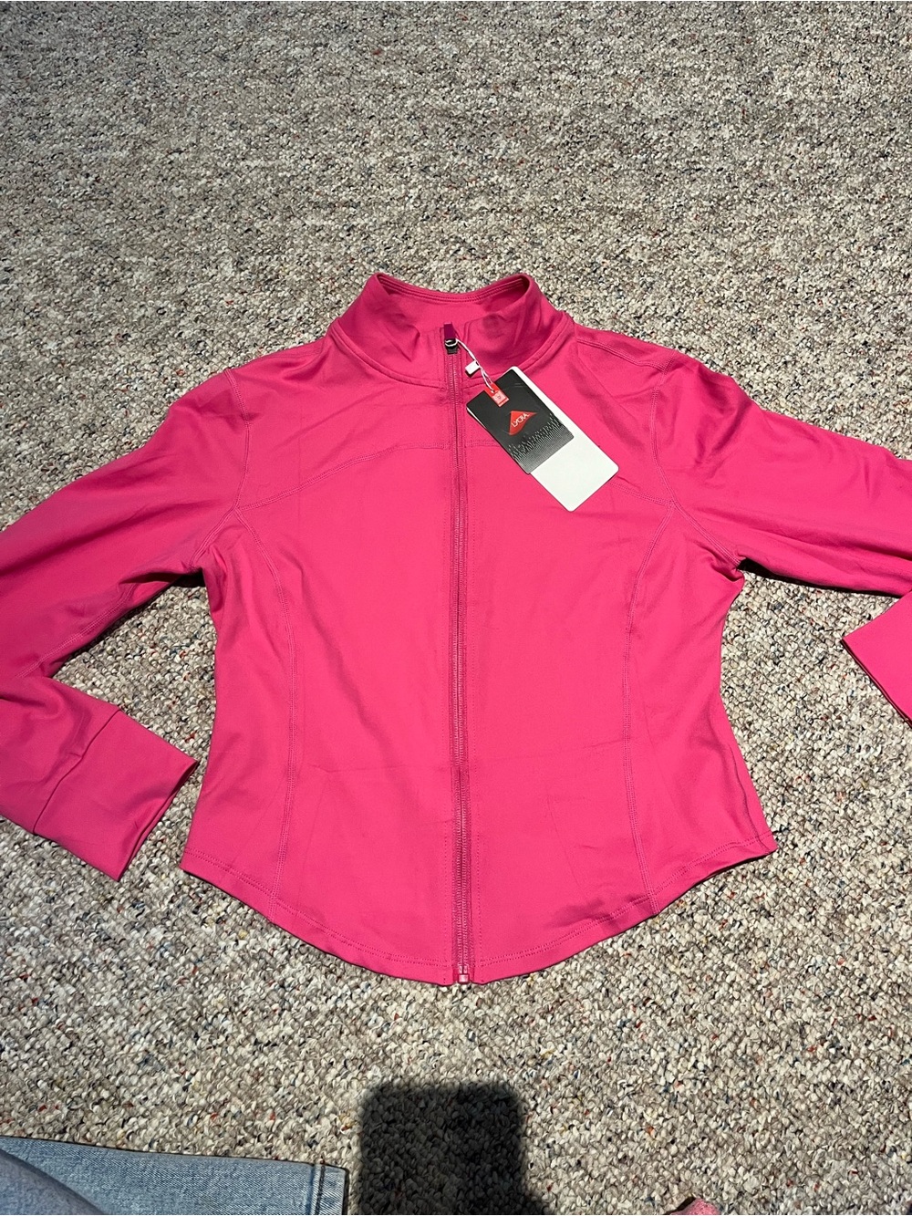 Women’s Pink Zip-Front Active Jacket